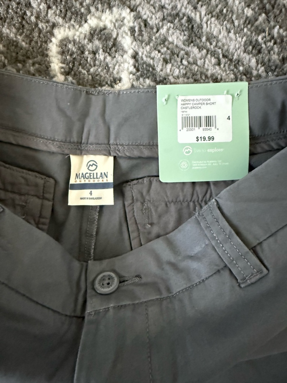 Magellan Outdoors Gray Casual Shorts NWT - Picture 3 of 3